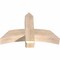 Ekena Millwork Bellingham Smooth Timber Gable Bracket, Douglas Fir, 36"W x 24"H x 5 1/2"D x 5 1/2"F, 16/12 Pitch GBW036X24X0606BEL00SDF - alternate 2